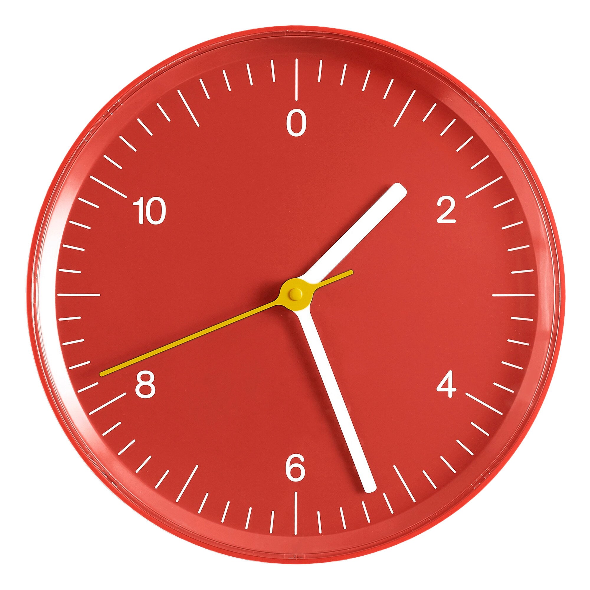 HAY Wall Clock Recycled, red | Finnish Design Shop