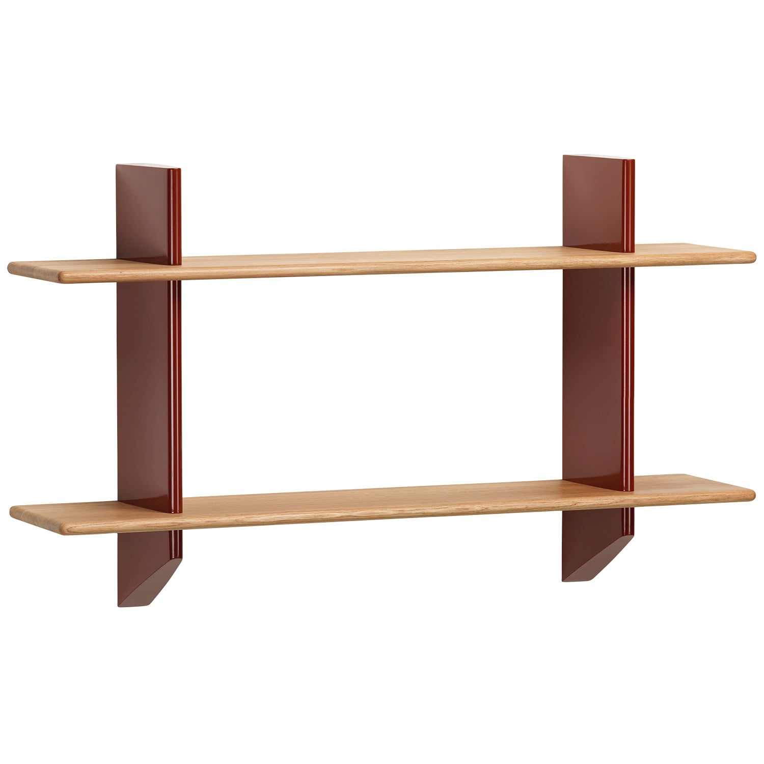 Vitra Rayonnage Mural shelf, Japanese red - oak | Finnish Design Shop