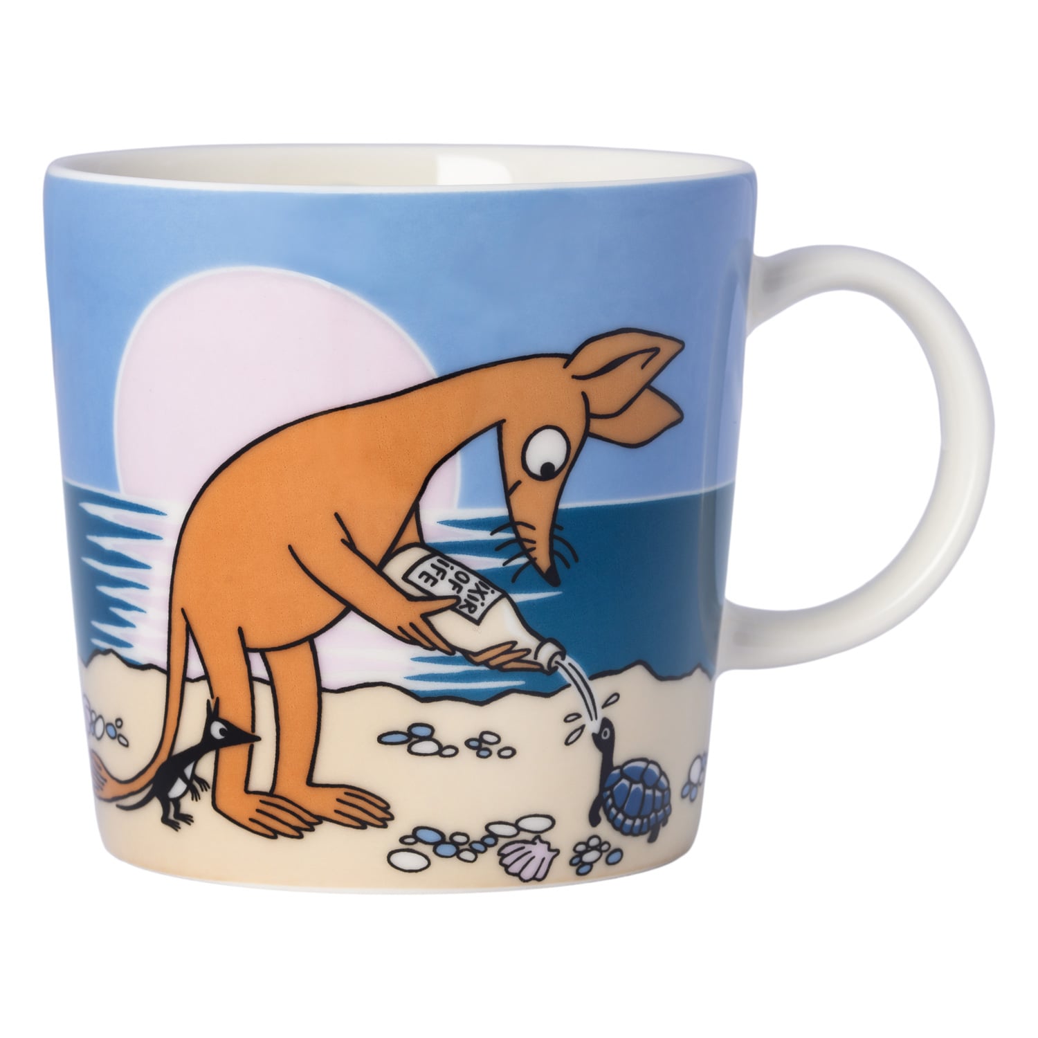 Snufkin blue Moomin Mug 2002-2014 by Arabia Finland Nuuskamuikkunen – Damsténs