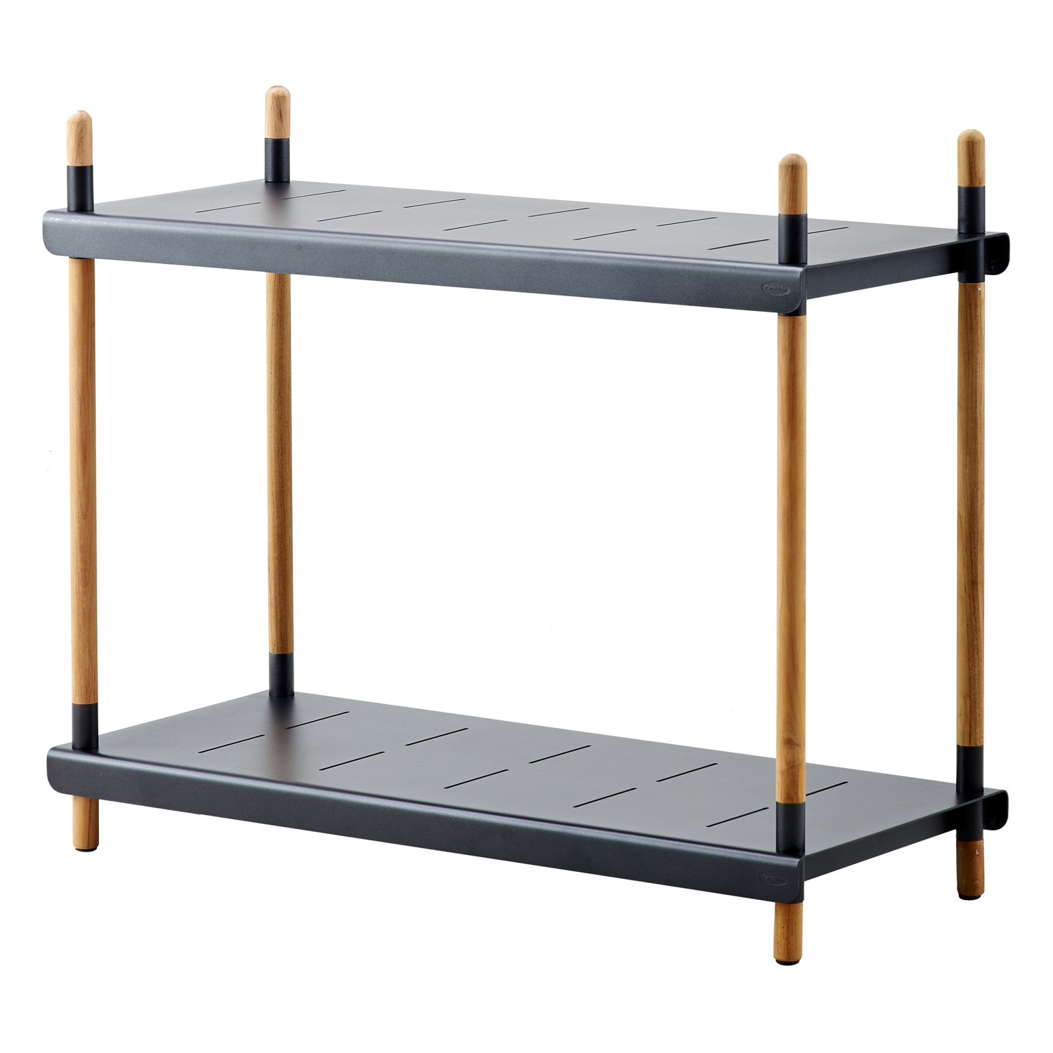 Cane-line Frame shelf, high, teak - aluminium | Finnish Design Shop CH