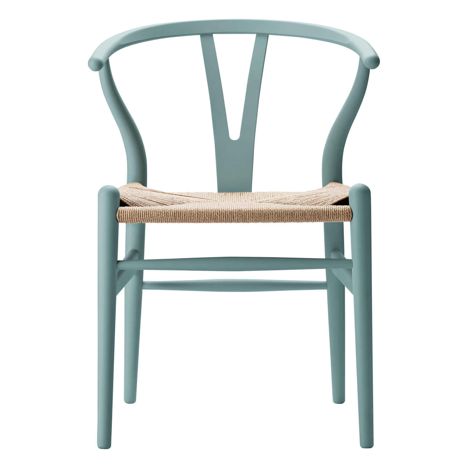 ♪ma＿nyan♪CARL HANSEN & SØNウィッシュボーンチェア Carl Hansen & Søn CH24 Wishbone chair, soft pewter - natural cord