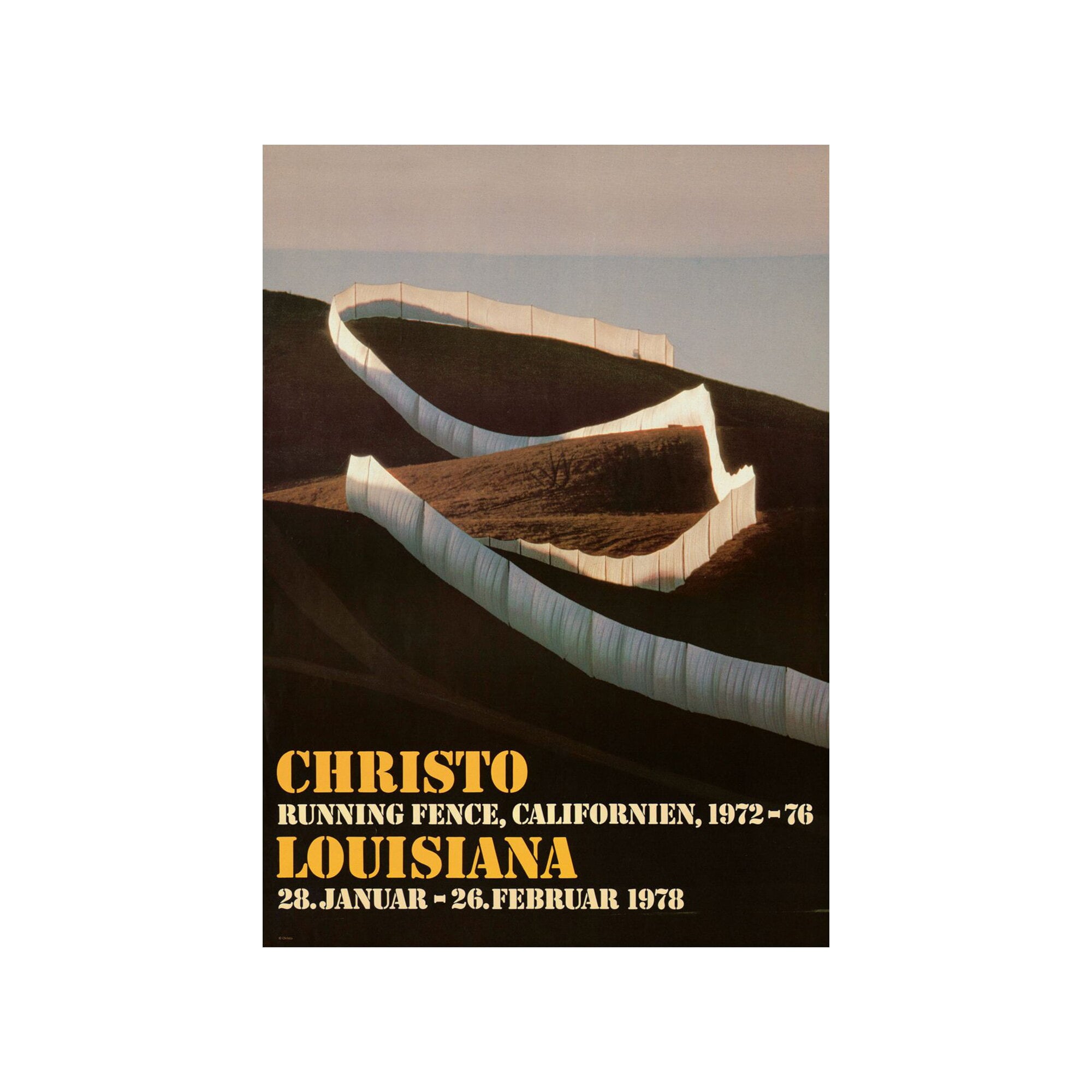 Louisiana Museum of Modern Art Christo - Running Fence, California