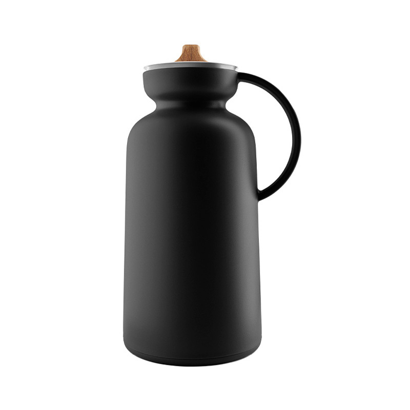 Silhouette vacuum jug - 1 liter - Black - Thumbnail 4