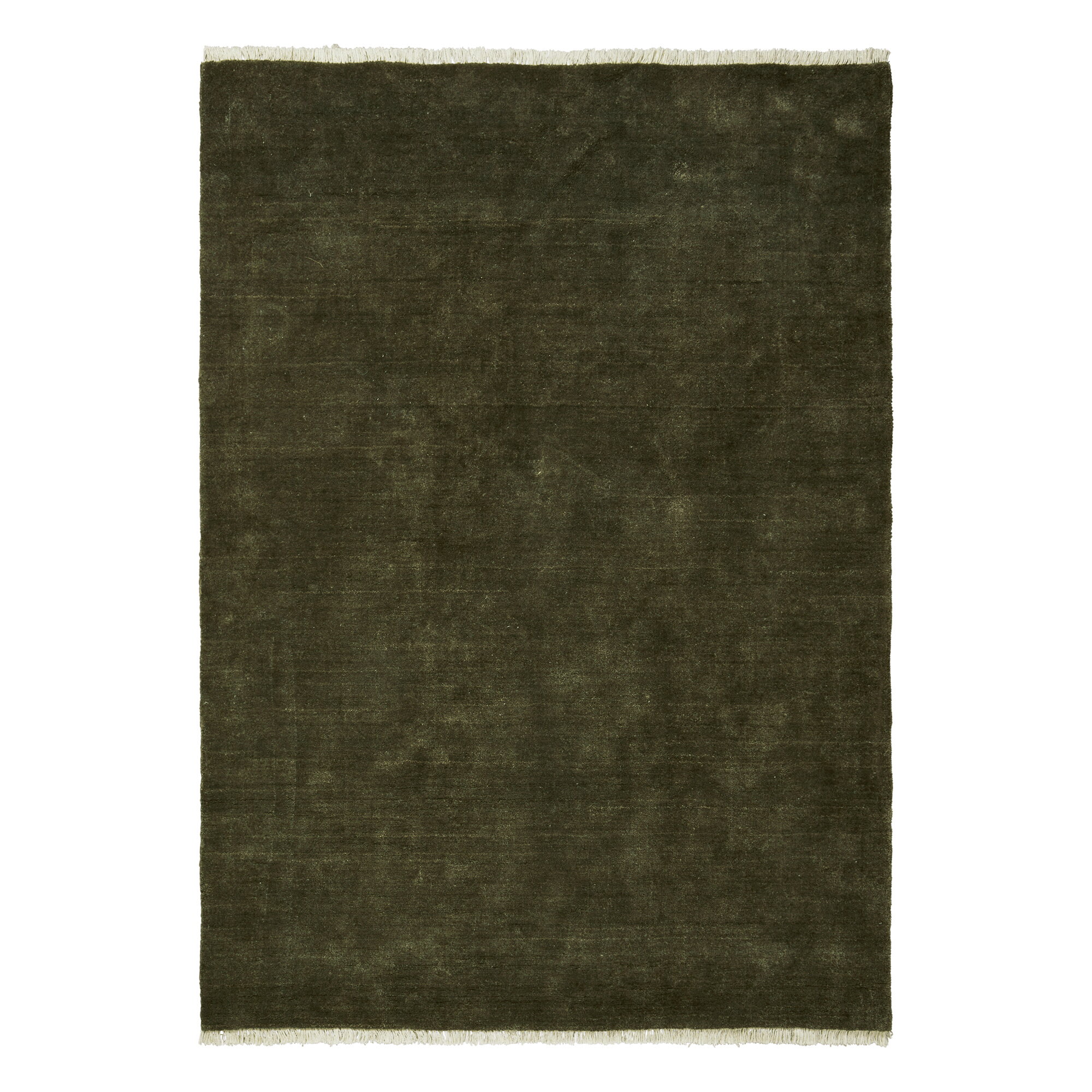 Ferm Living Firth jute rug, 170 x 240 cm, dark olive | Finnish Design Shop