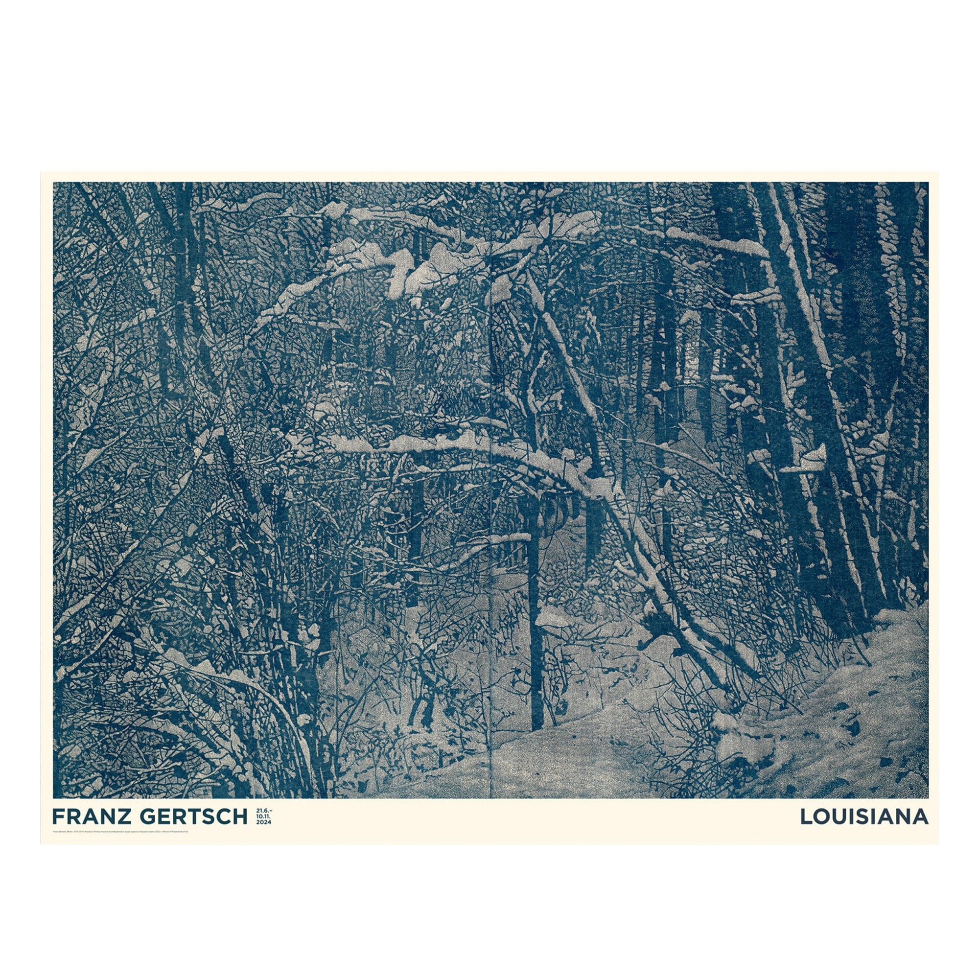 Louisiana Museum of Modern Art Franz Gertsch - Winter, 112,2 x 84