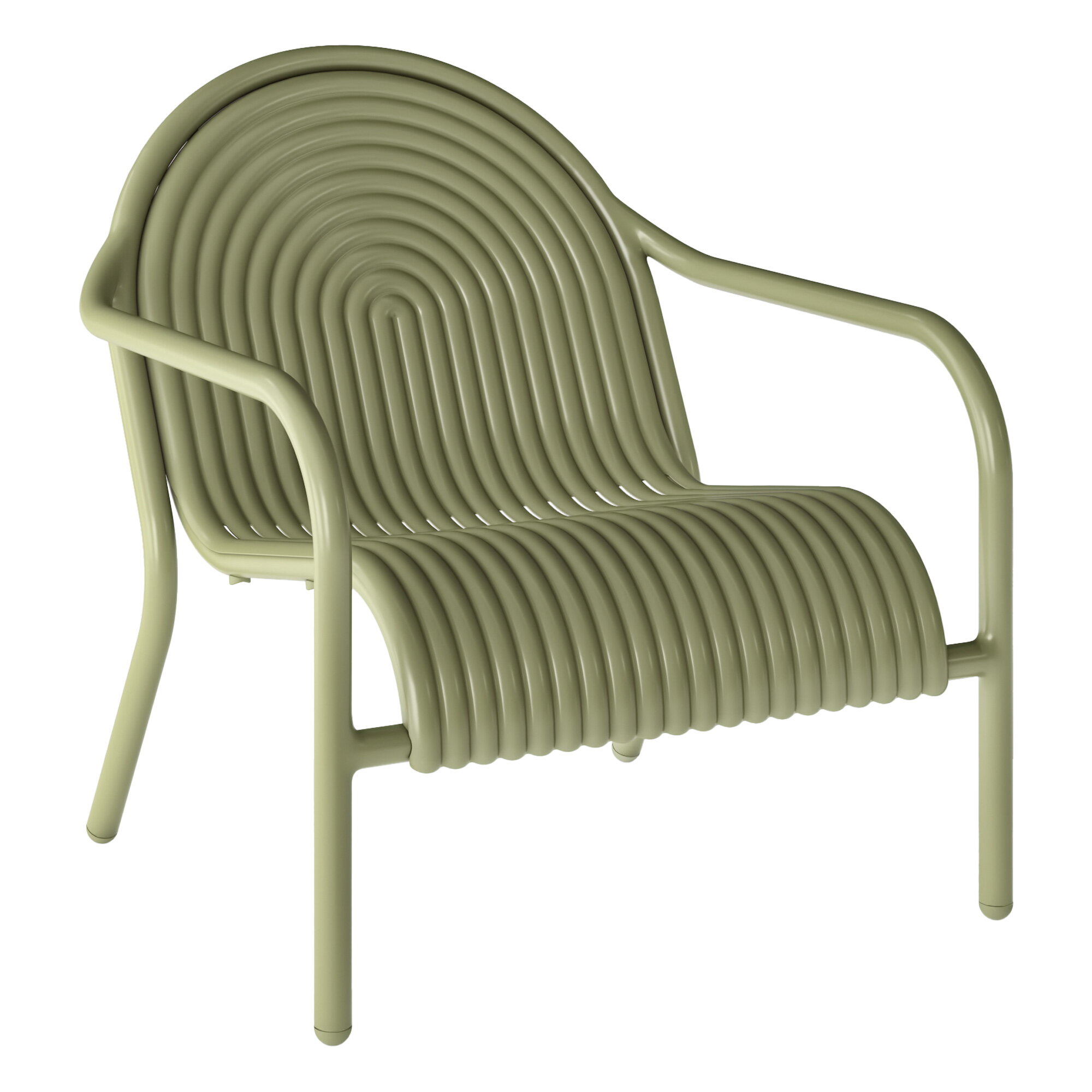 Tom Dixon Groove lounge chair, moss | Finnish Design Shop