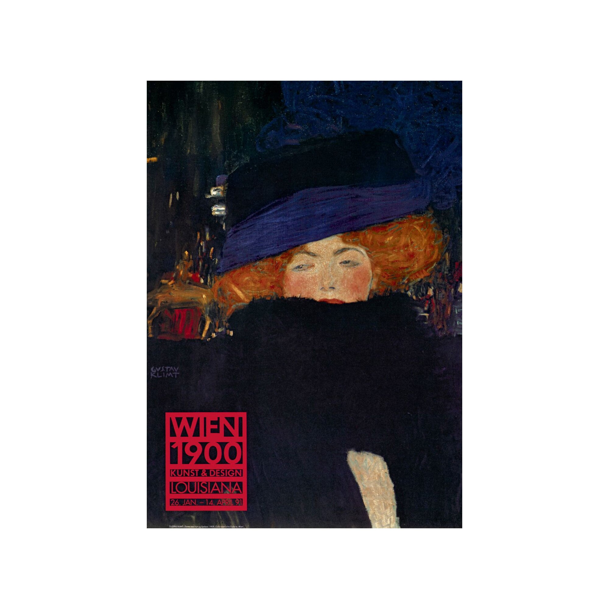 Louisiana Museum of Modern Art Gustav Klimt - Lady with Hat and Feather ...