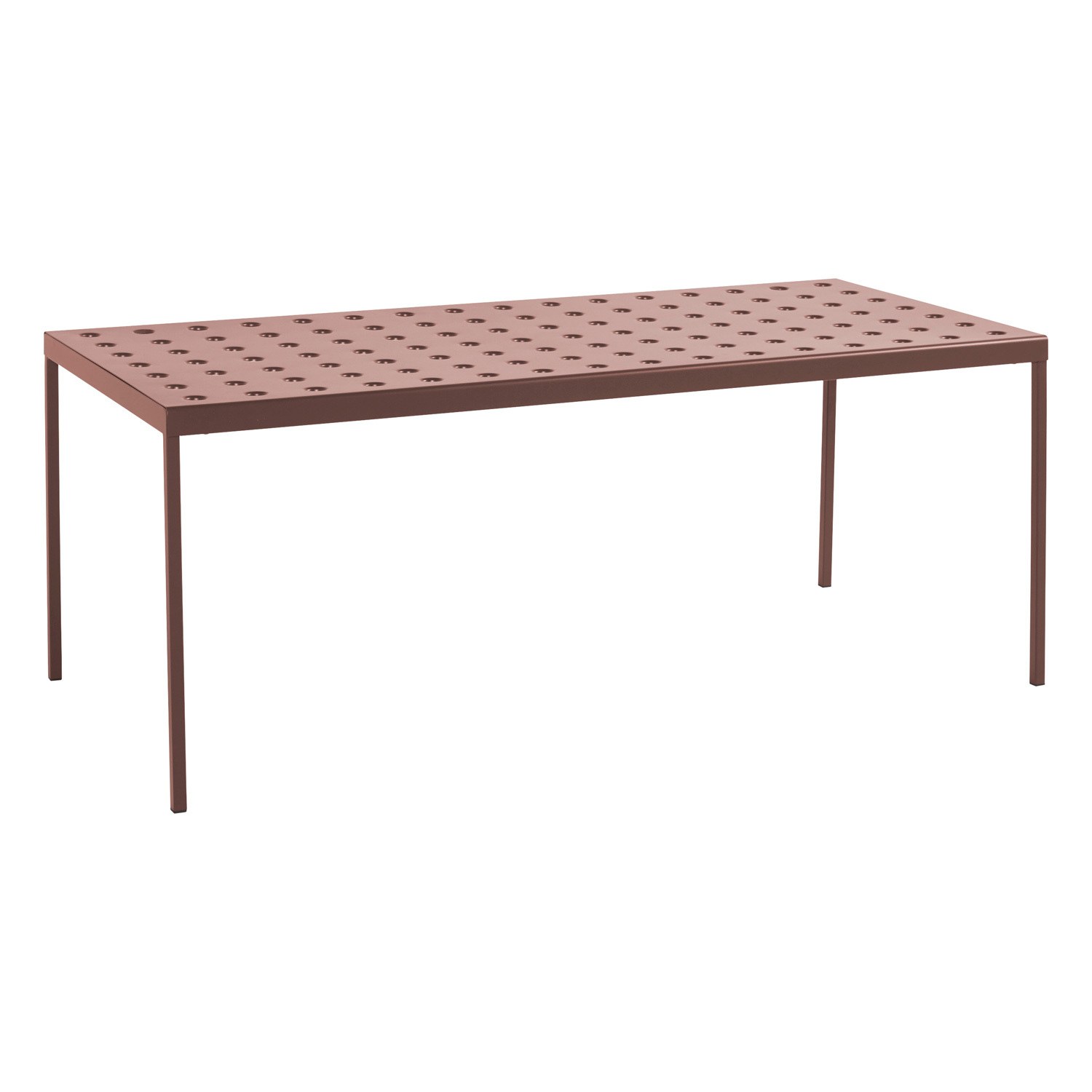 HAY Balcony table, 190 x 87 cm, iron red | Finnish Design Shop