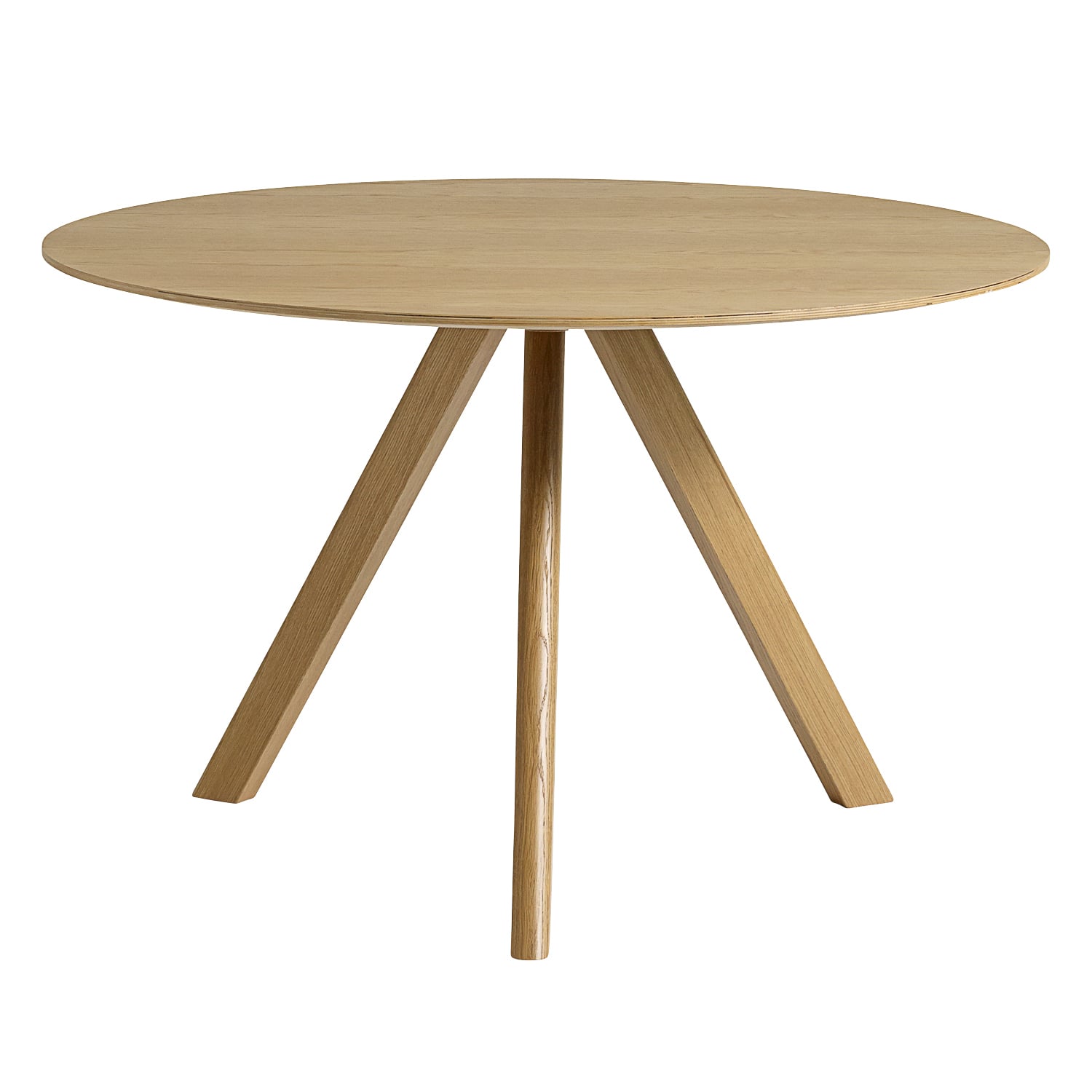 HAY CPH20 2.0 table, 120 cm, lacquered oak - lacquered oak