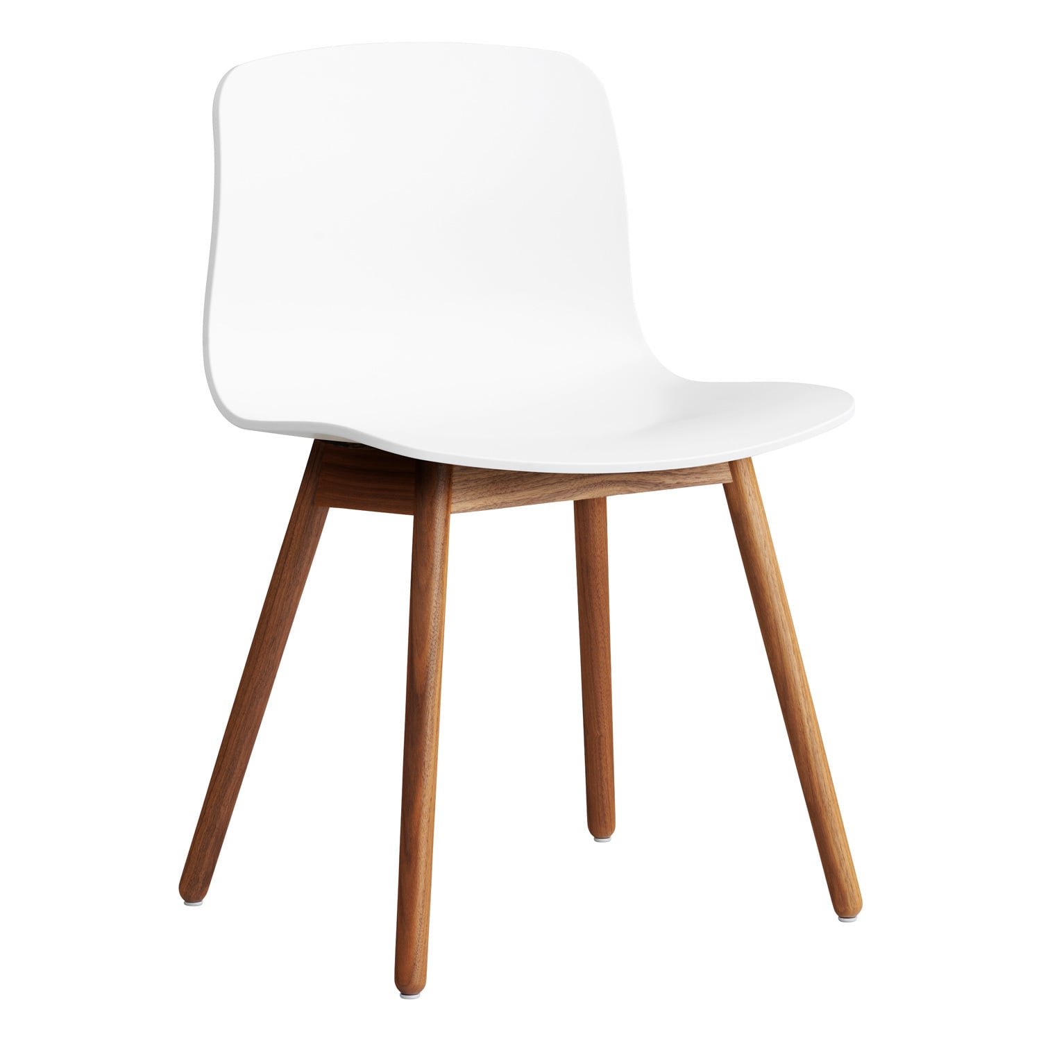 HAY About a Chair AAC12, white 2.0 - lacquered walnut | Finnish