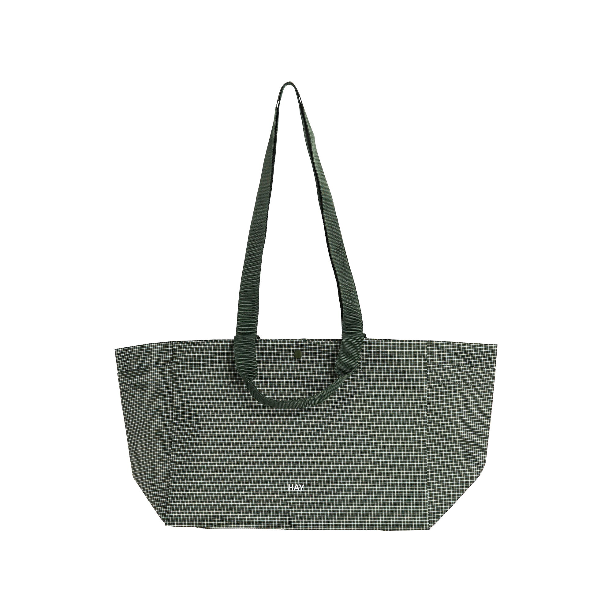 HAY Grid Weekend bag, small, dark green | Finnish Design Shop
