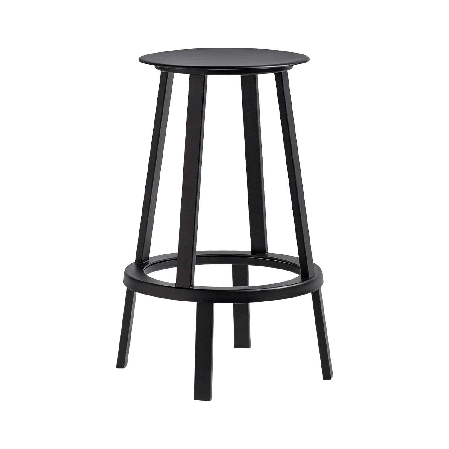 HAY ヘイ REVOLVER BAR STOOL HIGH ブラック　セール HAY Revolver bar stool, 65 cm, black | Finnish Design Shop