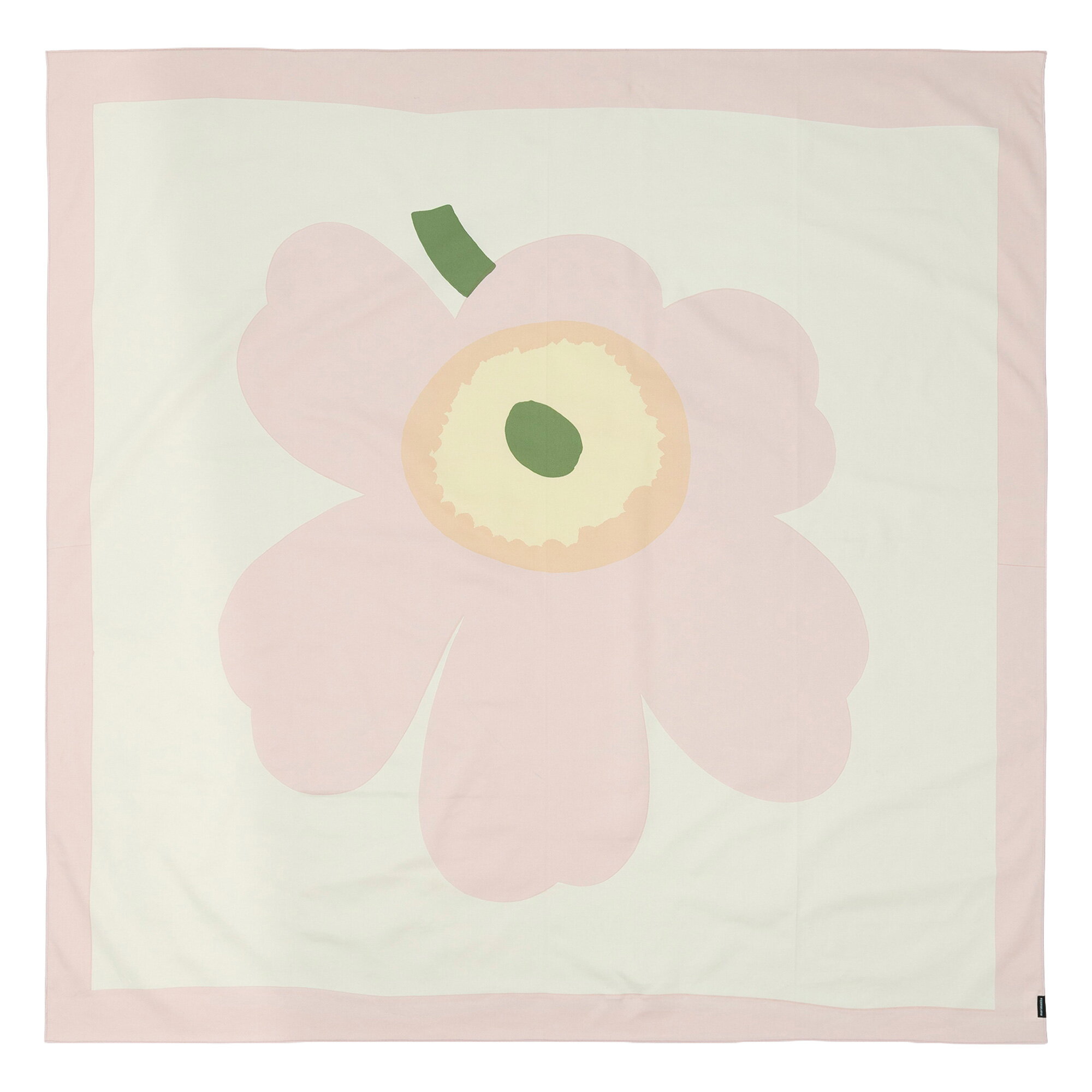 Marimekko Unikko tablecloth, 140 x 140 cm, off-white - pink