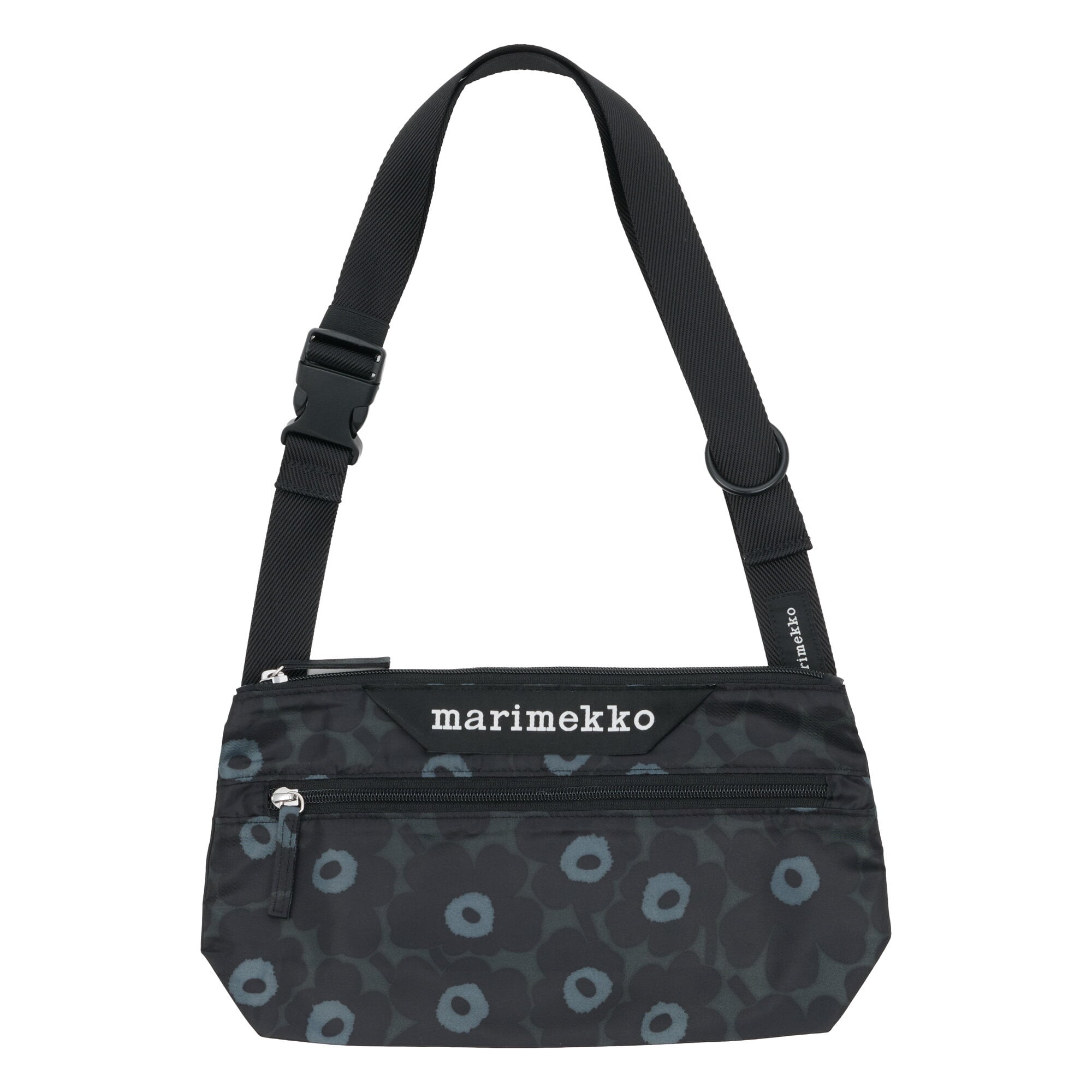 Marimekko Neat Crossbody Unikko shoulder bag, S, black - dark grey