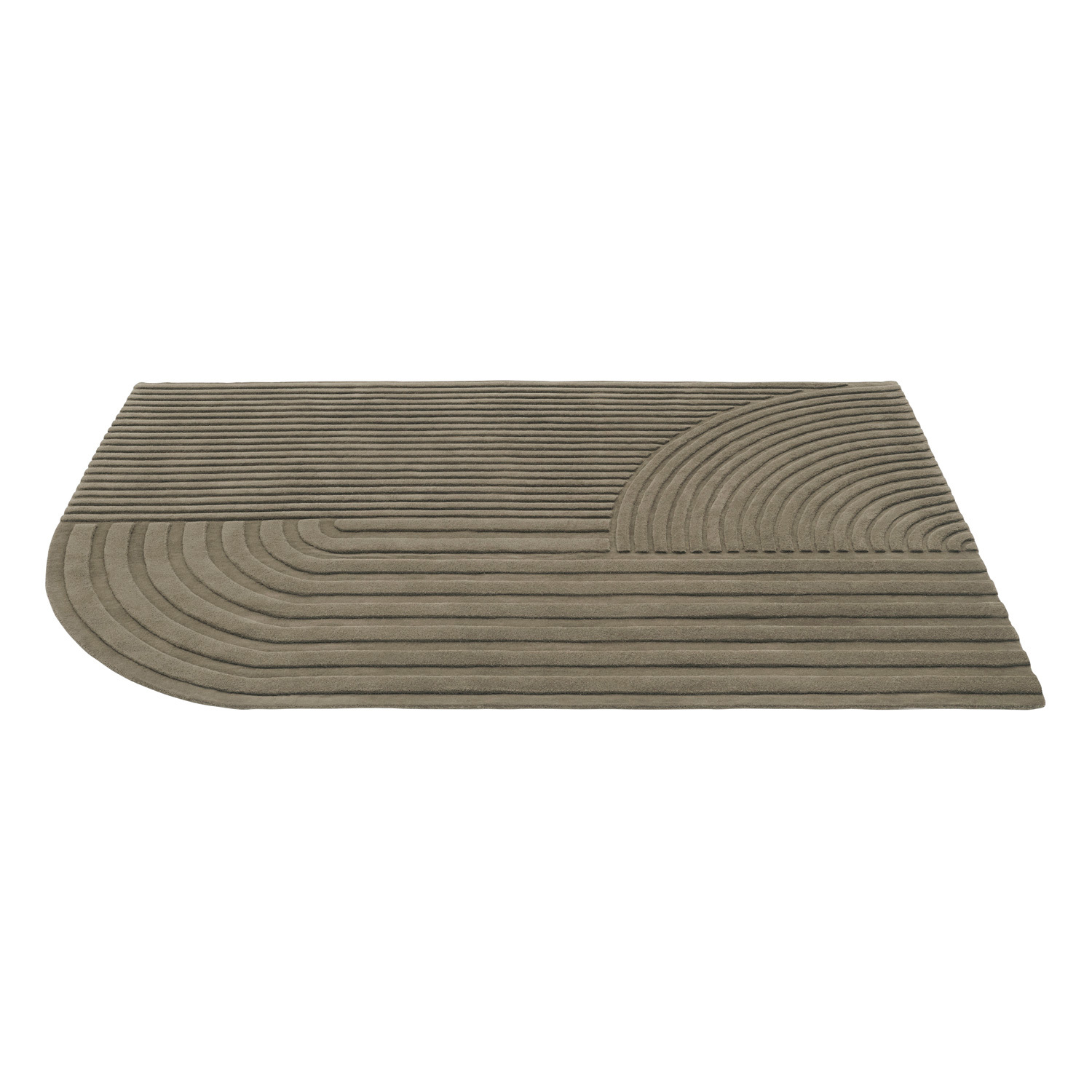 Muuto Relevo rug, 200 x 300 cm, taupe | Finnish Design Shop
