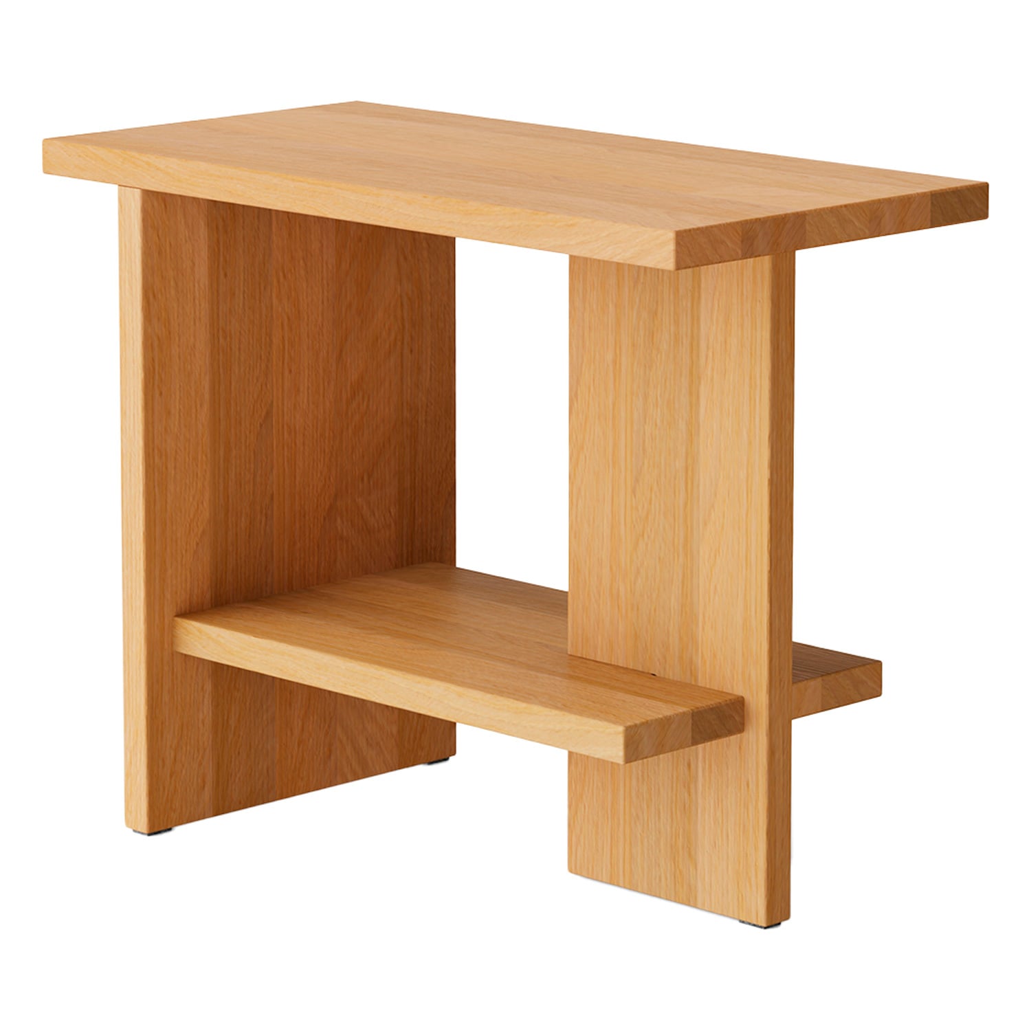 Nine Tee side table, rectangular, oiled oak | Finnish Design Shop