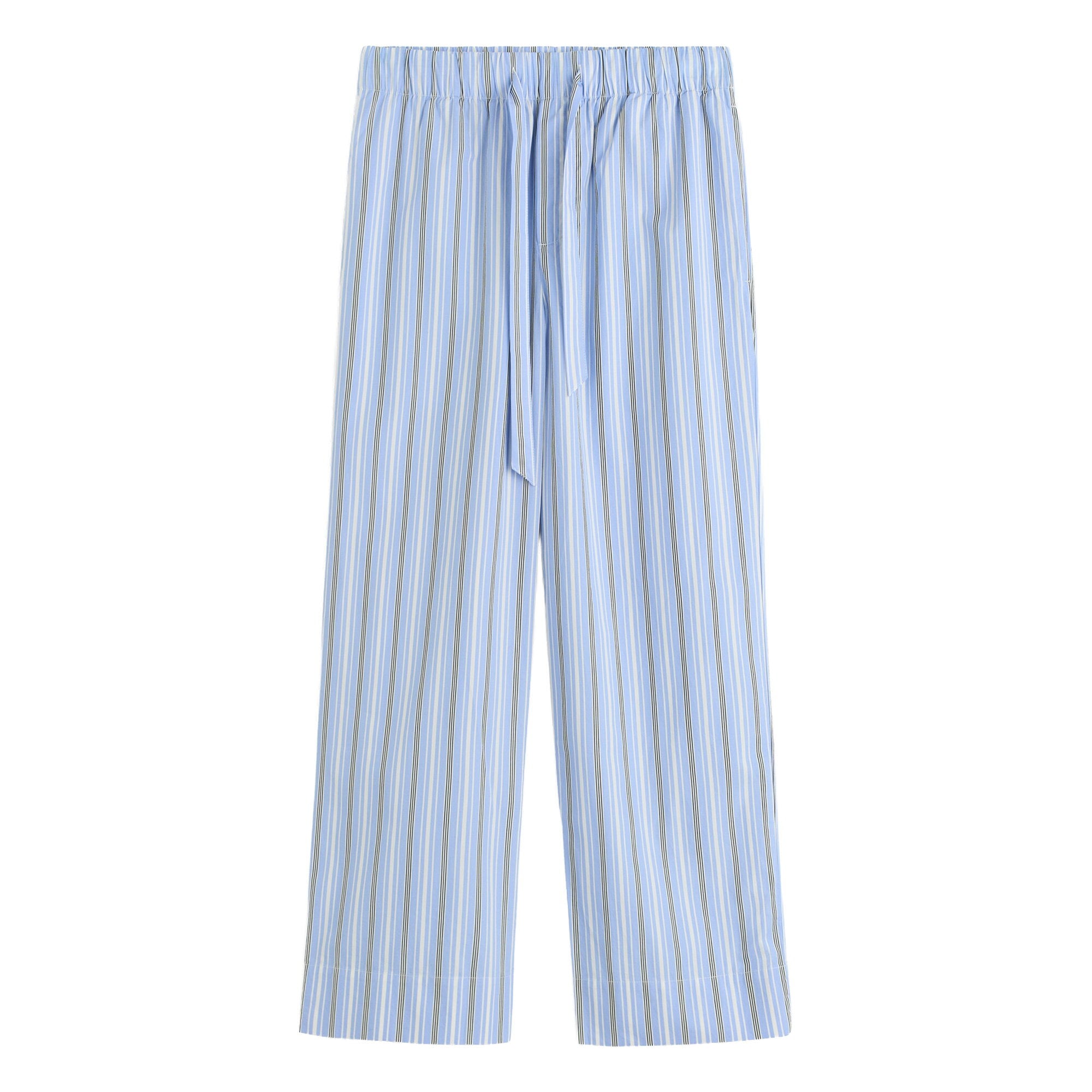 Tekla Poplin pyjama pants, stave stripes | Finnish Design Shop NL