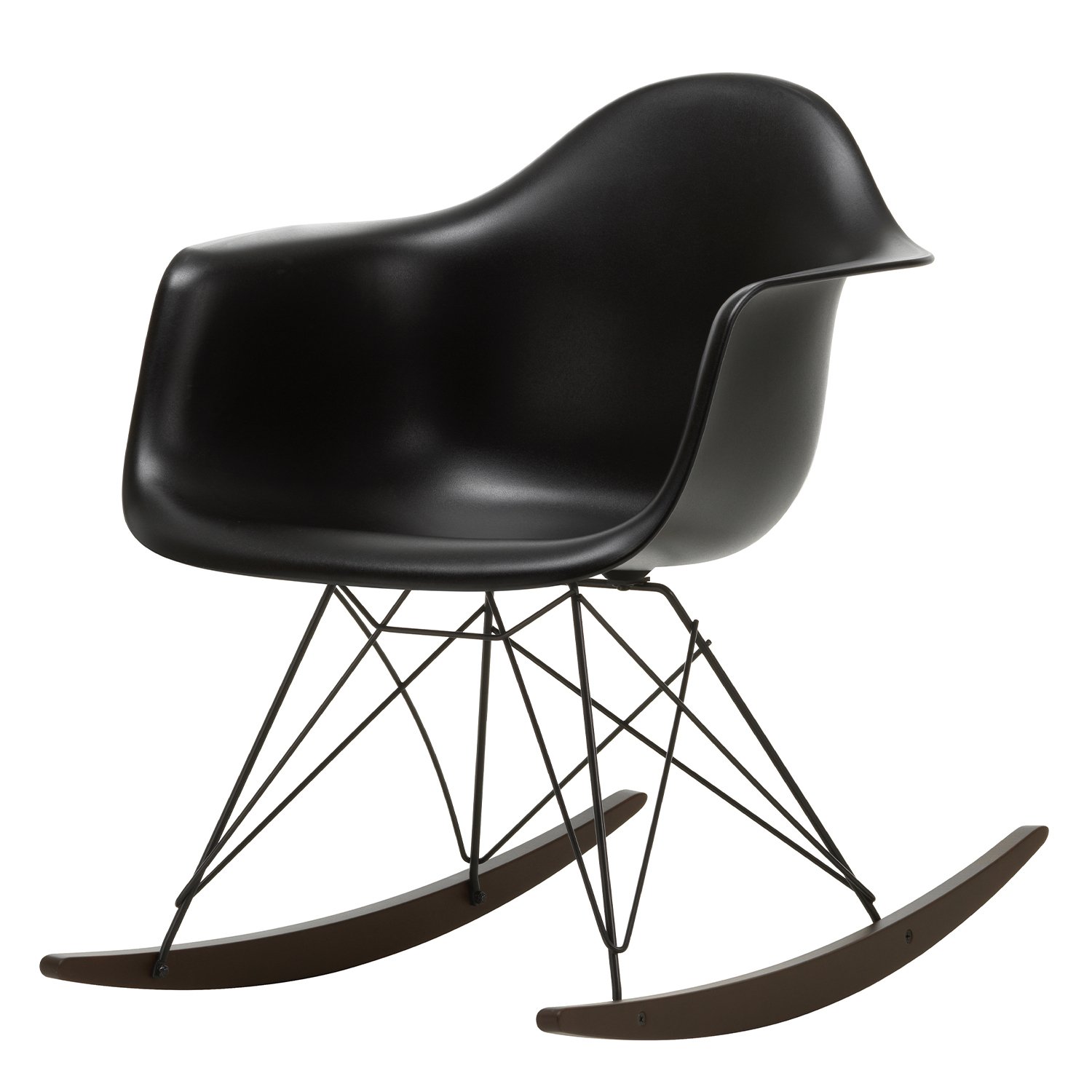 Vitra Eames RAR rocking chair, deep black RE - basic dark - dark