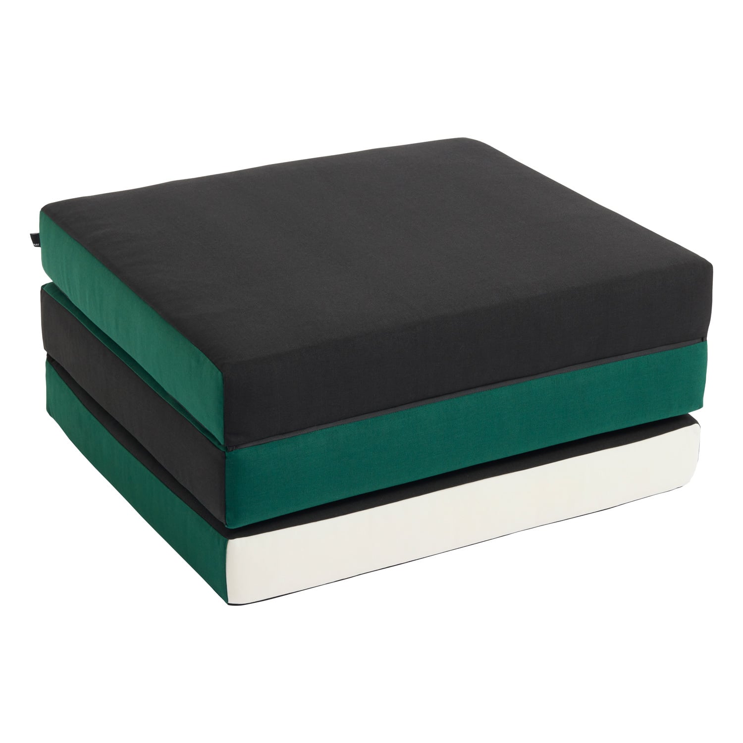HAY 3 Fold mattress, 70 x 195 cm, green | Finnish Design Shop
