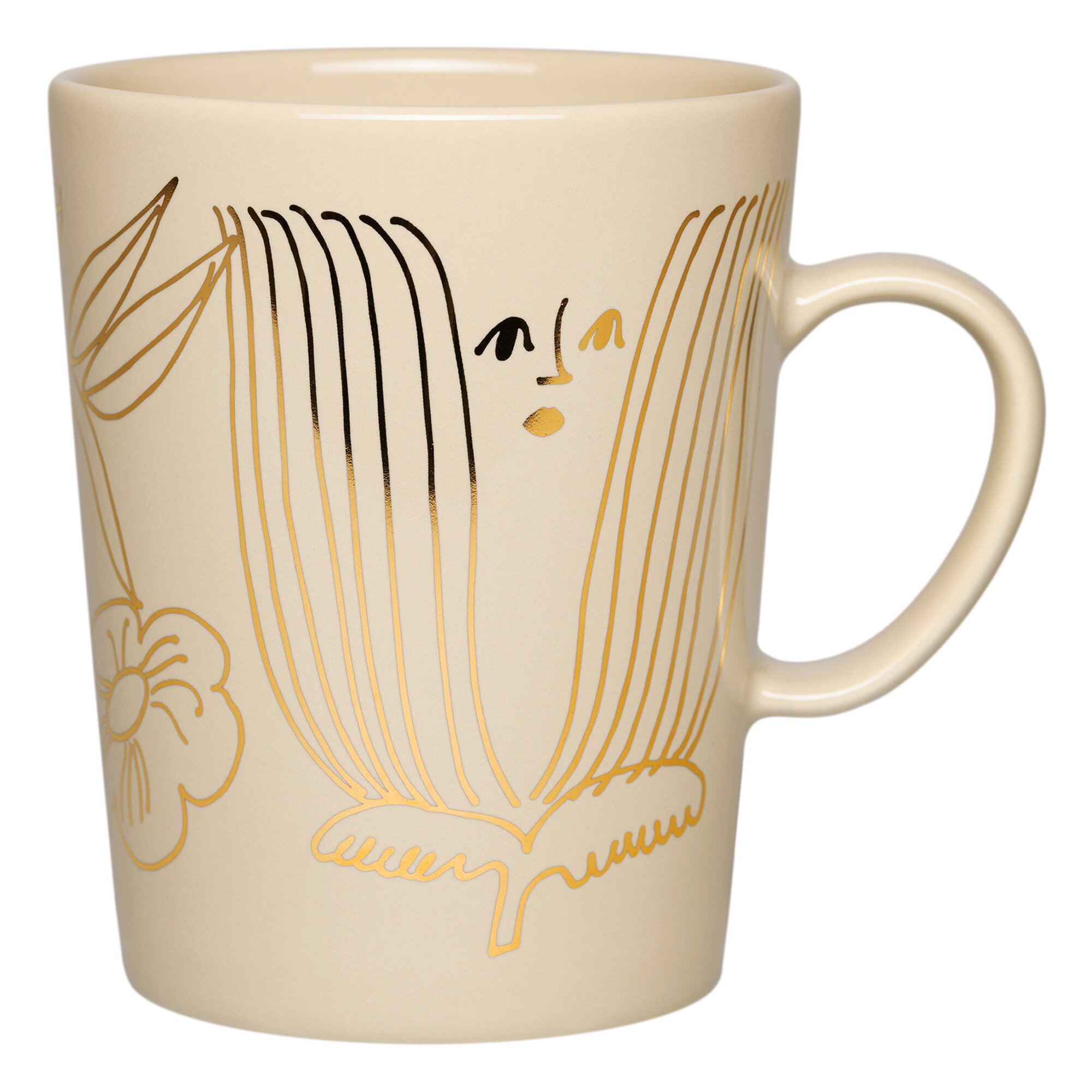 Arabia Puutarhurit mugg, 0,5 L, sandguld | Finnish Design Shop