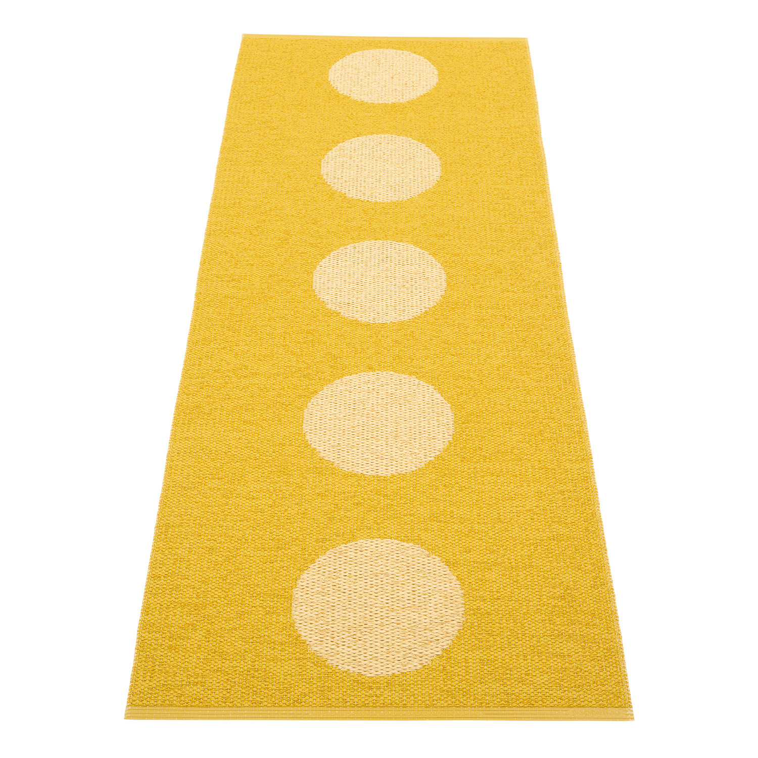 Pappelina Vera Pop rug, 70 x 200 cm, mustard - pale yellow | Finnish ...