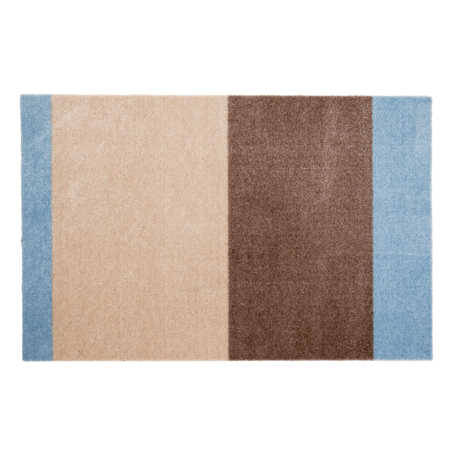 Tica Copenhagen Stripes horizontal rug, 60 x 90 cm, blue - sand - ivory ...