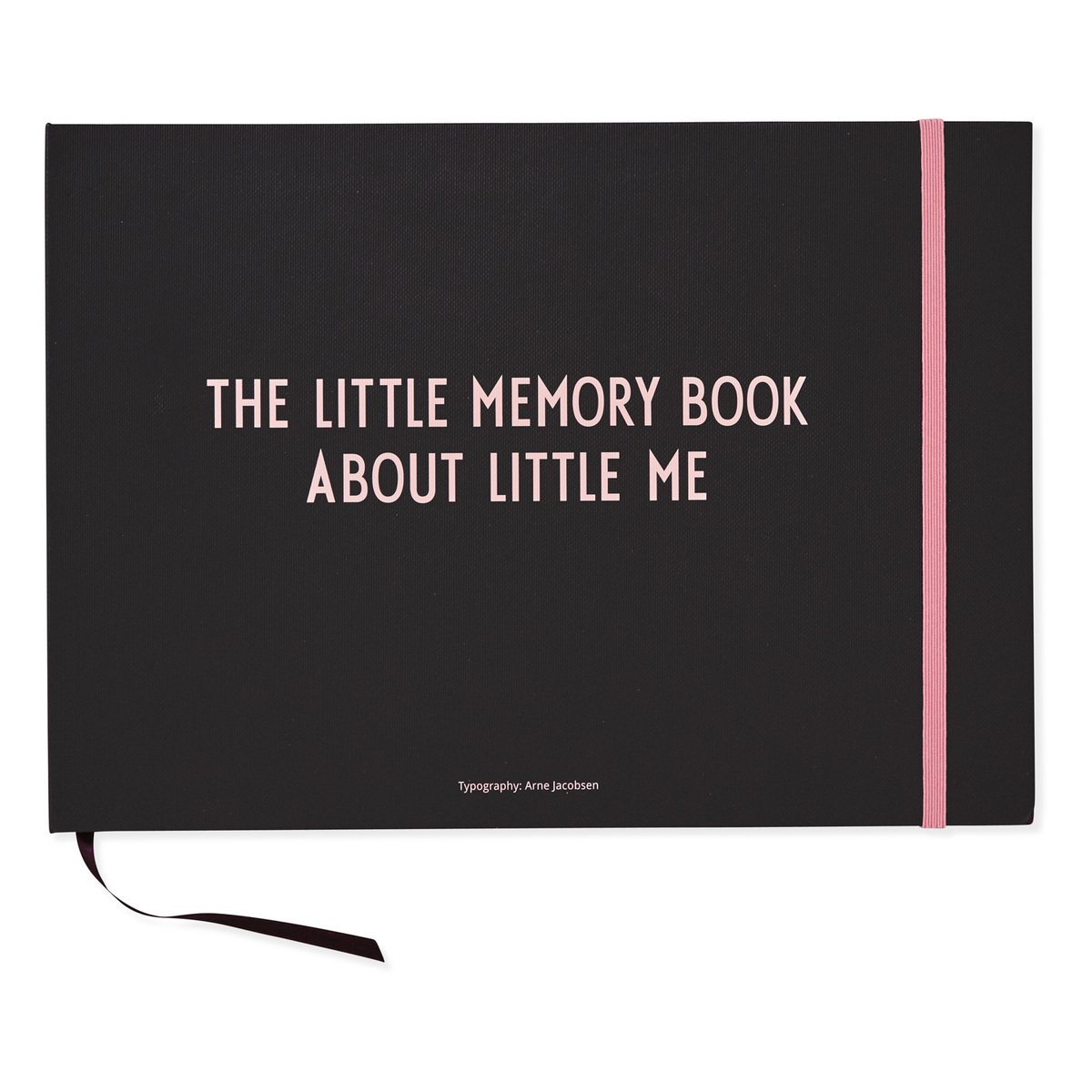 Design Letters The Little Memory Book about Little Me, black pink