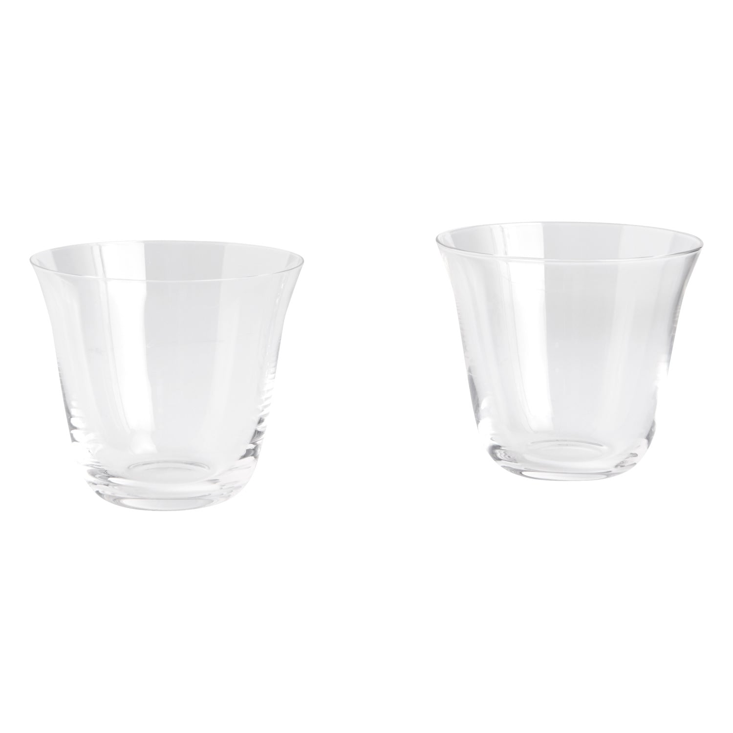 HAY curve tumbler, set of 2, clear