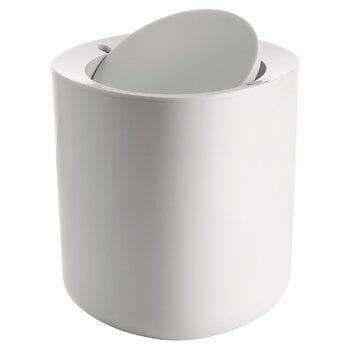 Bathroom accessories, Birillo bathroom waste bin, white, White