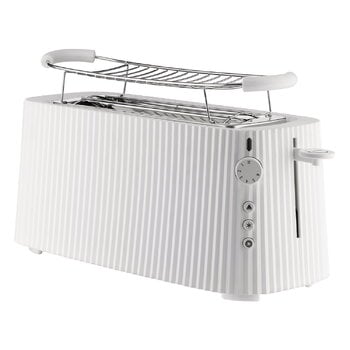 Alessi Plissé Long toaster, white