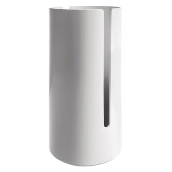 Alessi Birillo toilet paper roll container, white, product image