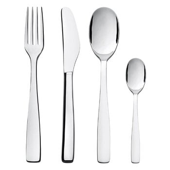 Alessi KnifeForkSpoon cutlery set, 16 pcs, stainless steel, product image