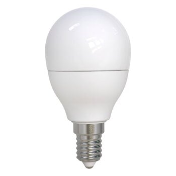 Airam SmartHome WiFi LED bulb P45, E14 5W 470lm 2700-6500K, opal