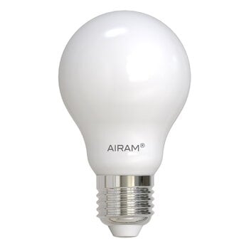 Airam SmartHome WiFi LED bulb A60, E27 7W 806lm 2700-6500K, opal, product image