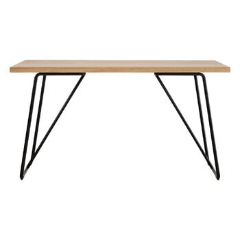 Tapio Anttila Collection Table Front Country Oak 140, chêne - métal noir