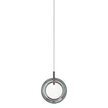 Pendant lamps, Lens Single pendant, clear - anthracite, Gray