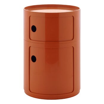 Kartell Componibili Big storage unit, 3 modules, orange | Finnish