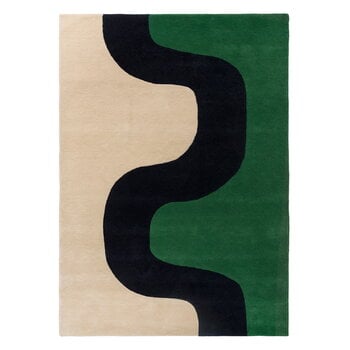 Wool rugs, Seireeni rug, green, Multicolour