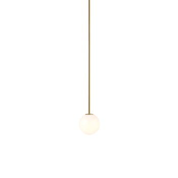 Pendant lamps, Brass Architectural Collection pendant 80, polished brass, Gold