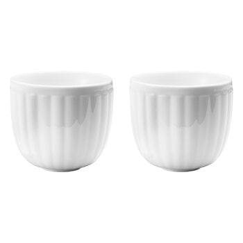 Georg Jensen Bernadotte thermo tea cup, 2 pcs, porcelain