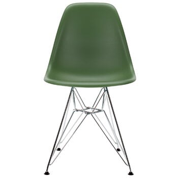 Vitra Sedia Eames DSR, forest RE - cromo