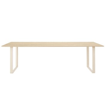 Muuto Table 70/70, 255 x 108 cm, chêne massif - sable