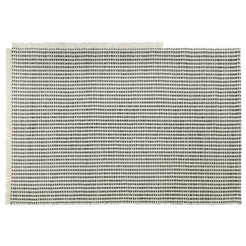 ferm LIVING Way rug,  140 x 200 cm,  off white - dark blue