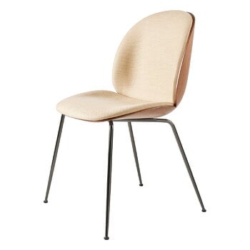 GUBI Beetle chair, black chrome - walnut - Flair Sp. FR 134