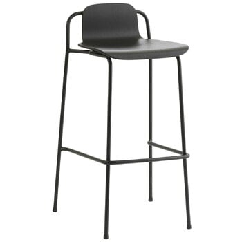 Normann Copenhagen Studio barstool, 75 cm, black, product image