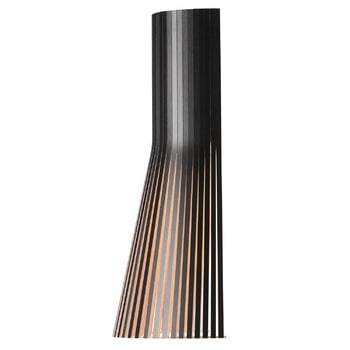 Lampade da parete, Lampada da parete Secto 4231 45 cm, montaggio diretto, nera, Nero