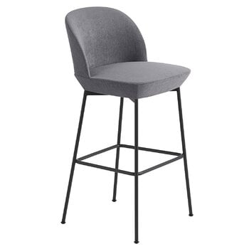 Muuto Barhocker Oslo, 75 cm, Still 161 – Anthrazit Schwarz