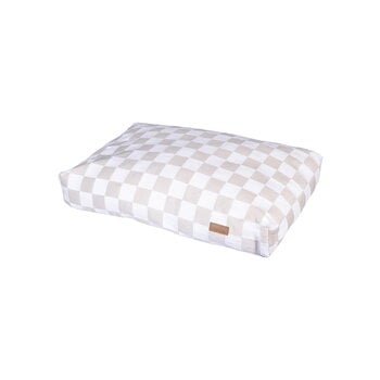 PAIKKA Check Mattress koiranpeti, 85 x 55 cm, beige, tuotekuva