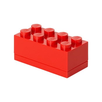 Room Copenhagen Lego Mini Box 8, red