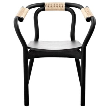 Normann Copenhagen Chaise Knot, noir/bois naturel